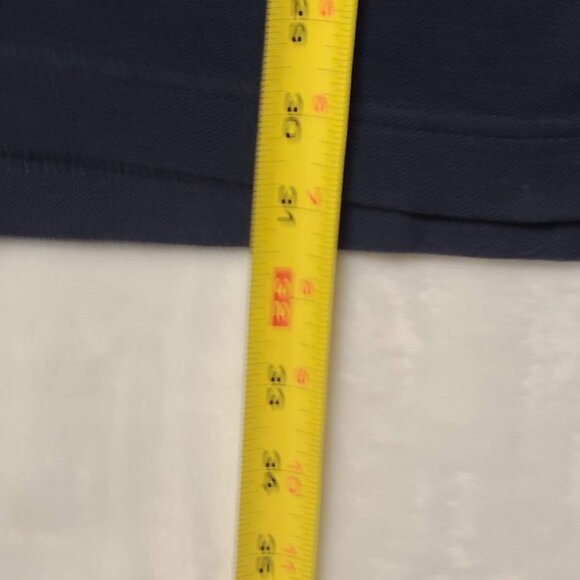 Big Custom Mens XL Navy Blue Long Sleeve Polo Style Shirt Impact Group - Picture 6 of 7